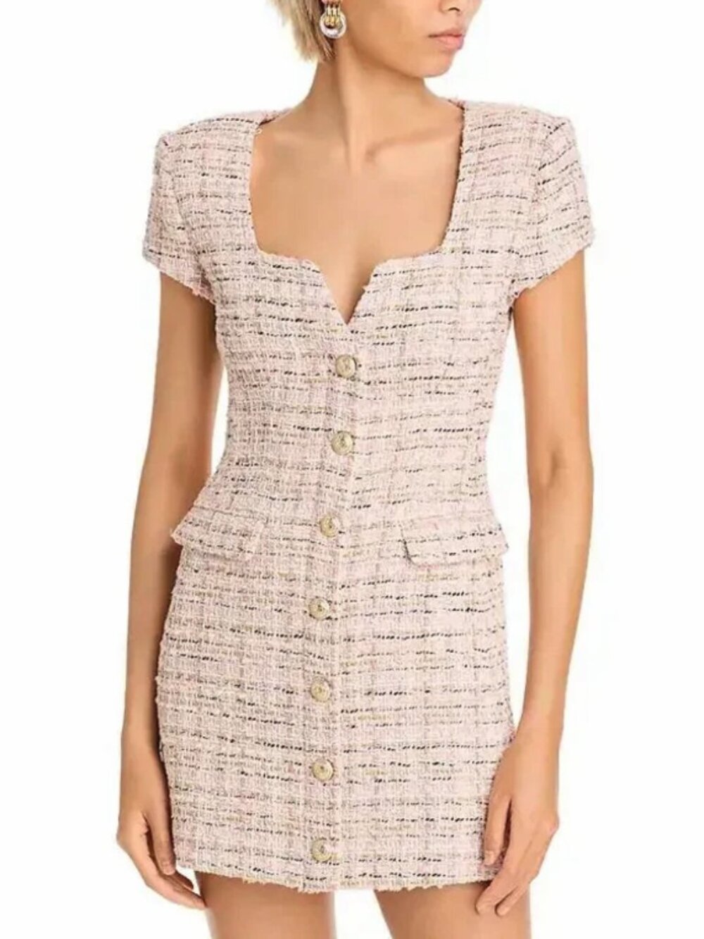 Generation Love Brunella Tweed Mini Dress Size XL-MSRP $465